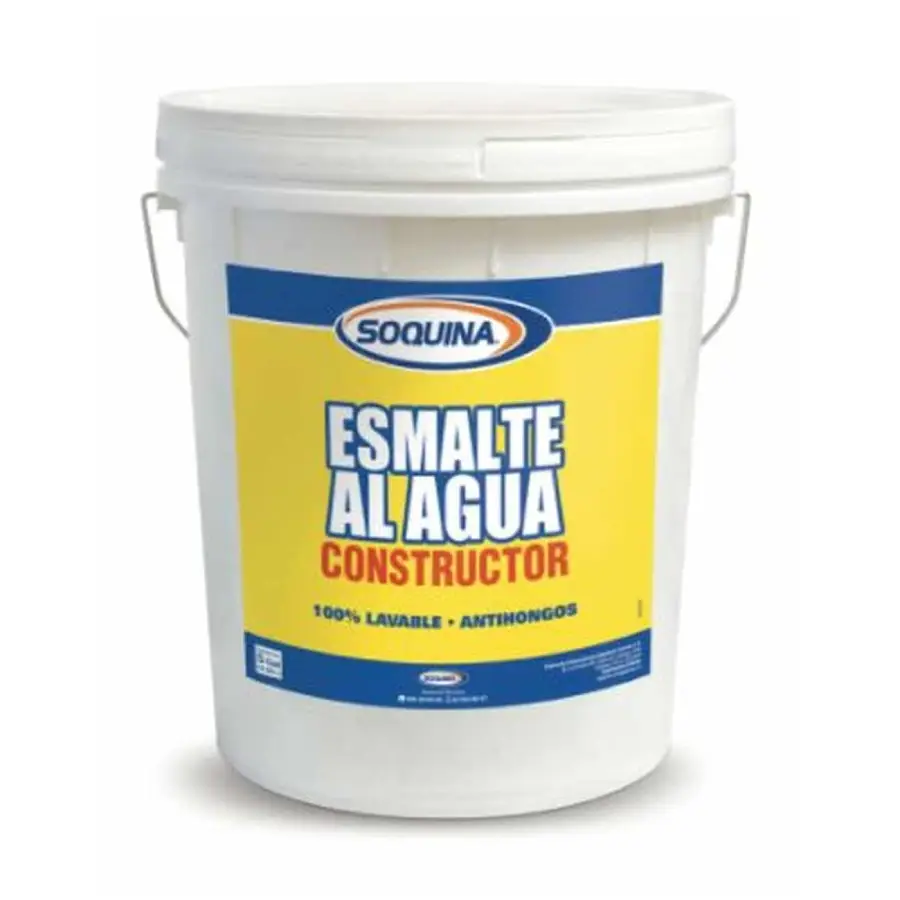 ESMALTE AL AGUA CONTRUCTOR TINETA Esmalte al agua Constructor blanco tineta 4 galones acabado eggshell