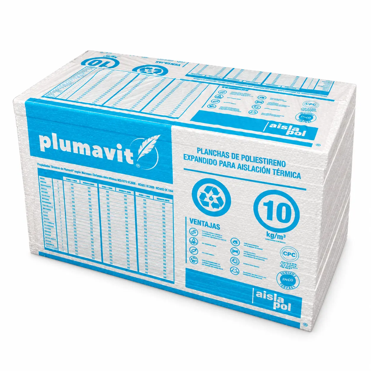 Plumavit Aislapol Poliestireno expandido Plumavit