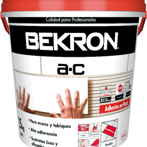 Bekron AC pasta tineta 25 kg adhesivo cerámicos listo para usar