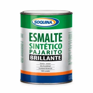 Esmalte sintético Pajarito blanco 1/4 galón