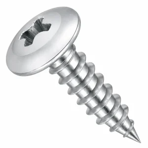 Tornillo cabeza de lenteja punta fina zinc 8x1/2
