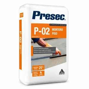 Presec P-02 mortero piso saco 25 kg