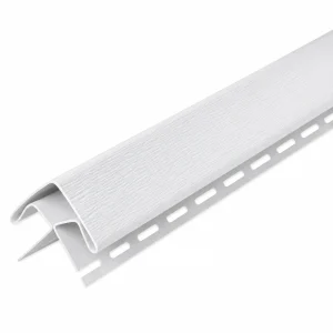Esquinero exterior PVC siding blanco 3 m