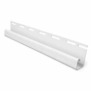 Perfil J PVC siding 3,8 m blanco