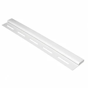 Perfil término PVC siding 3,8 m blanco