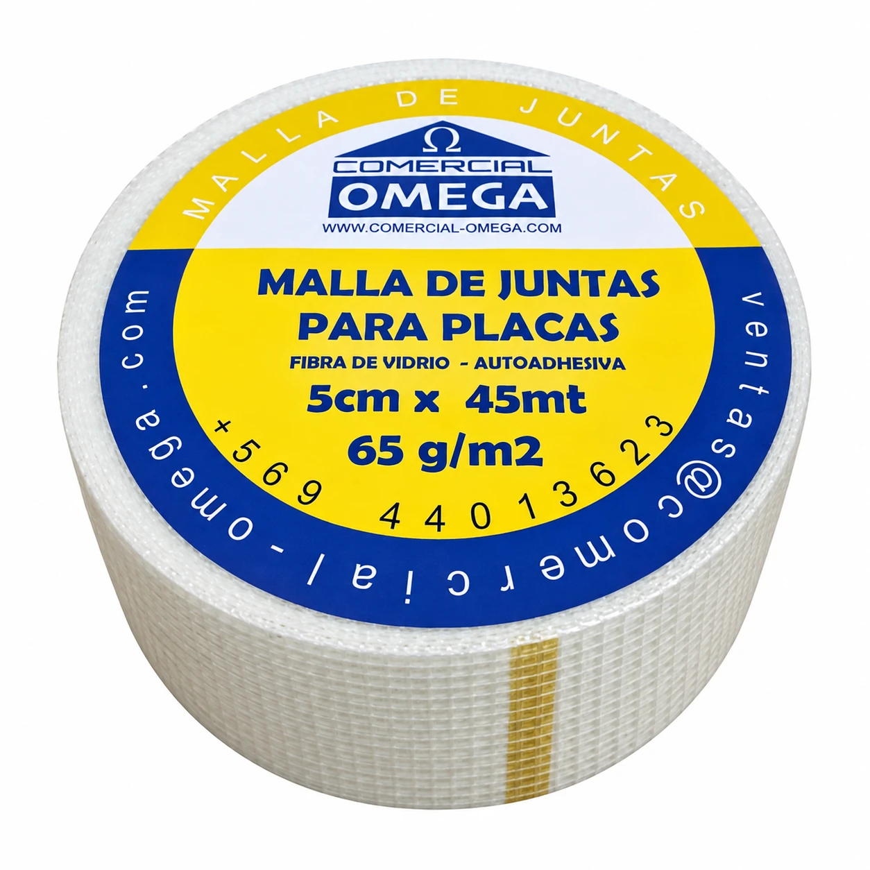 Huincha para juntas volcanita 50 mm × 45 m Huincha para juntas volcanita 50 mm × 45 m