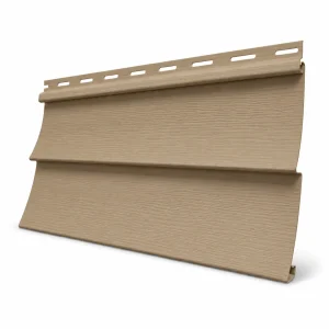 Siding PVC beige 0,2×3,80 m revestimiento fachada aspecto madera