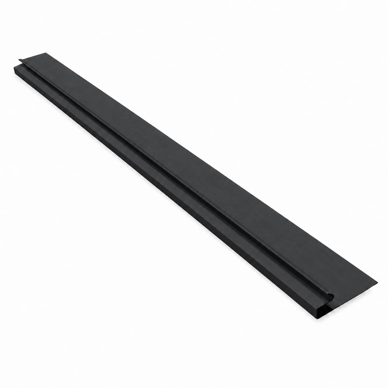 Perfil de Inicio para Siding Metálico Negro Perfil de Inicio Siding Metálico Negro , barra de acero de 3 metros