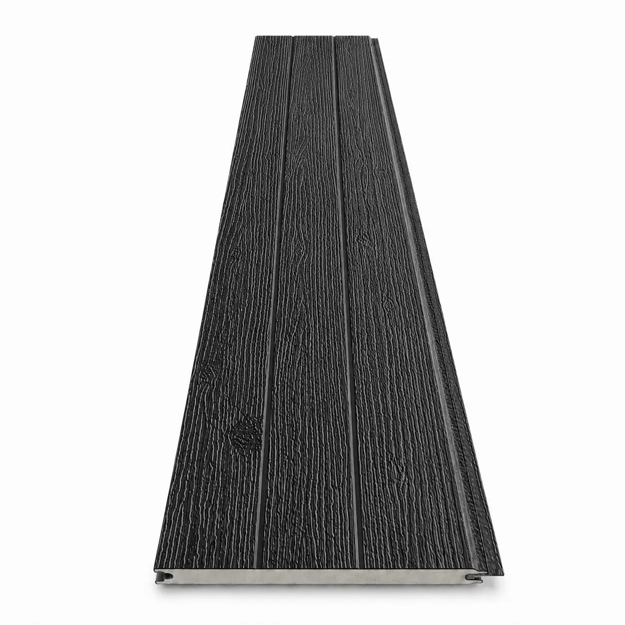 Plancha Siding Metálico Negro Siding Metálico Negro